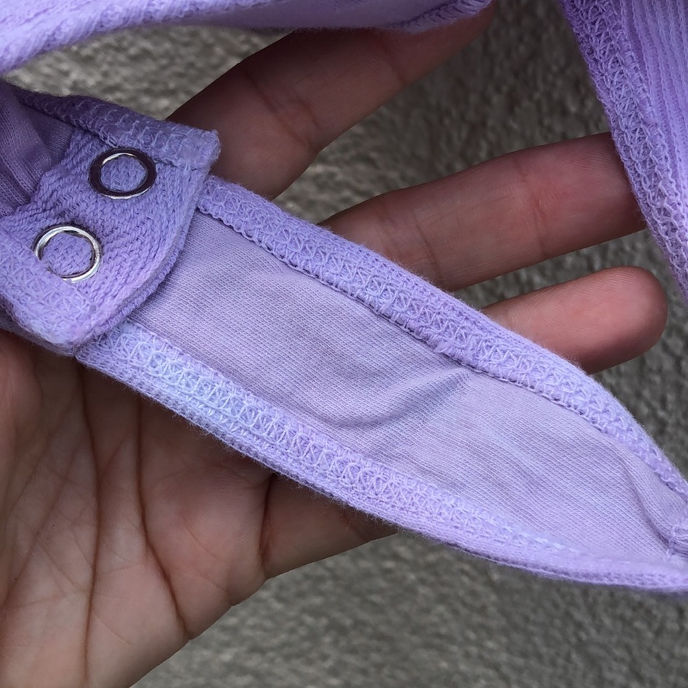 NWOT! - n:PHILANTHROPY Suri Pastel 100% Cotton Tie Dye Short Sleeve Bodysuit - Picture 5 of 10